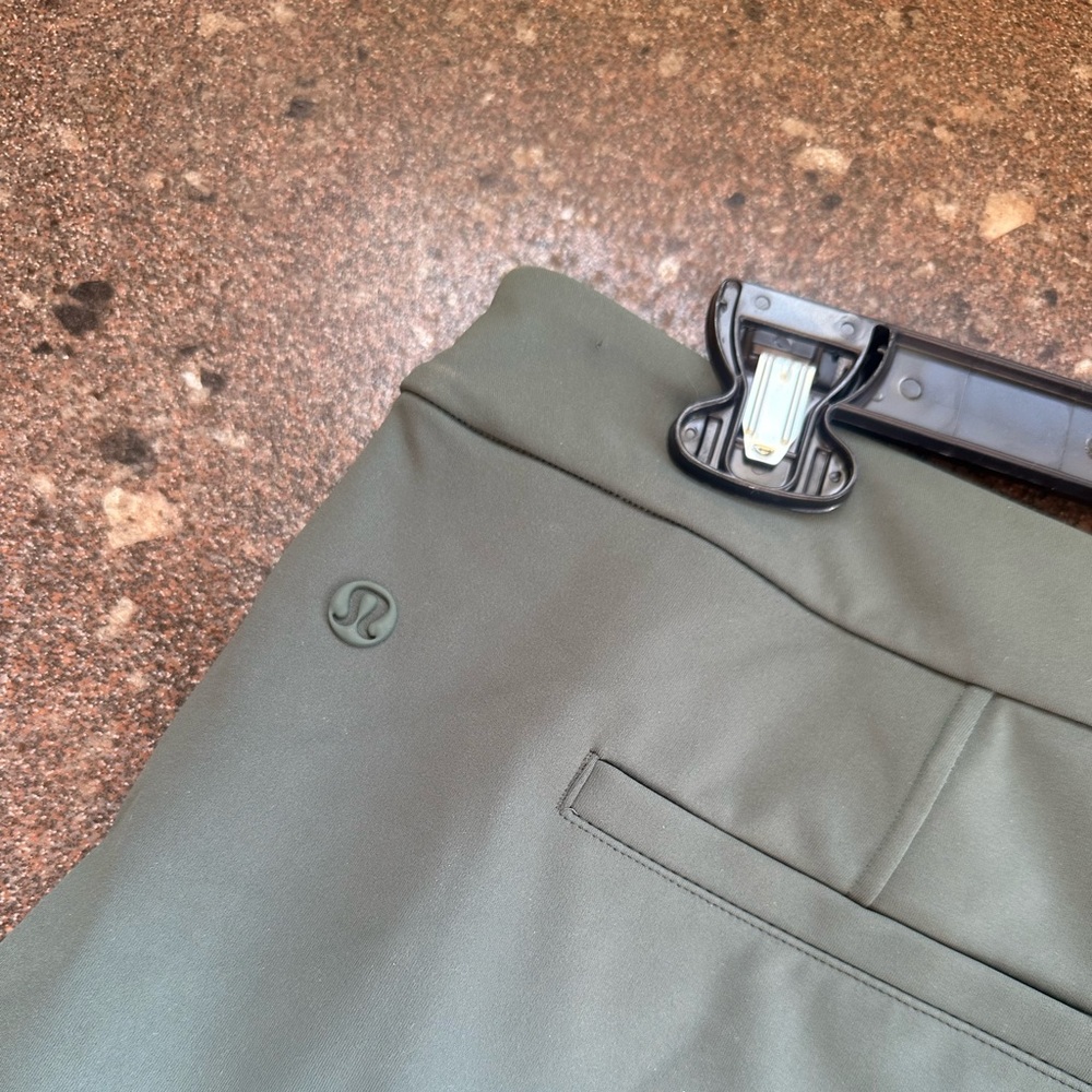 LULUEMON green wide leg pants.
